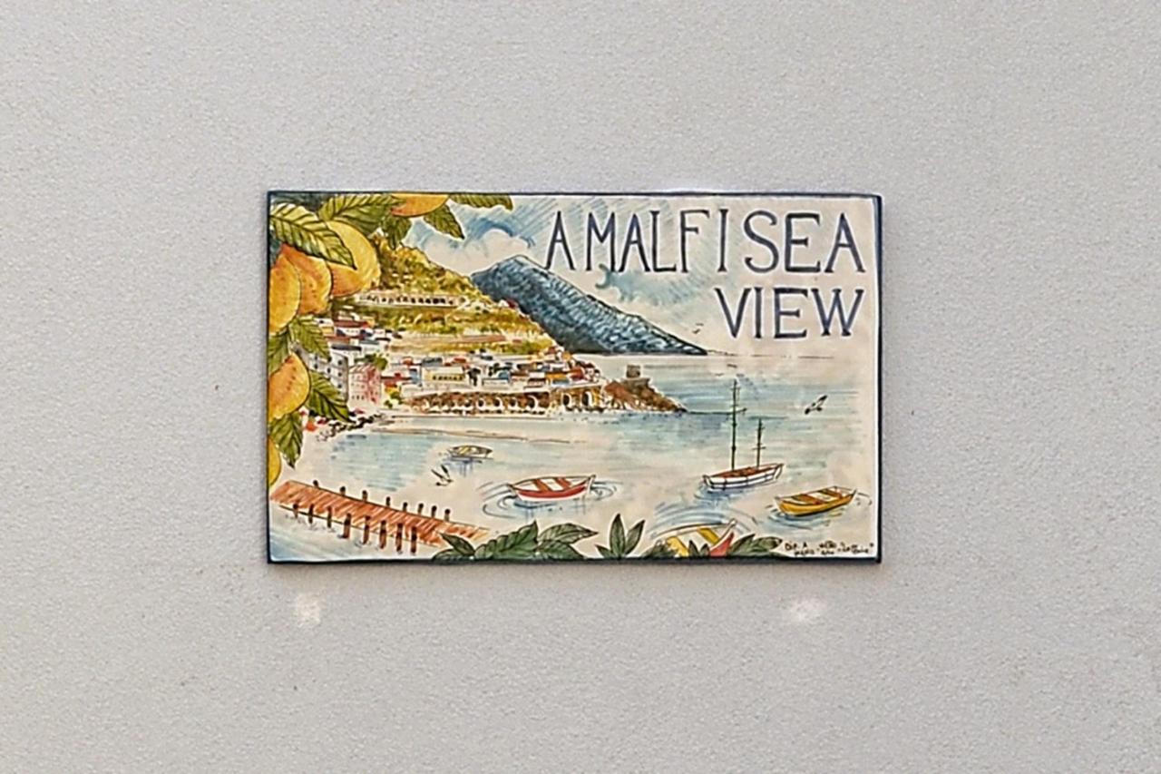 Вилла Amalfi Sea View Скала Экстерьер фото